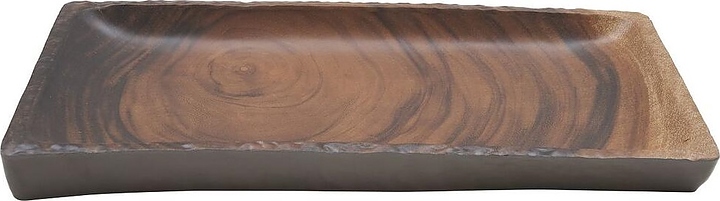 Блюдо сервировочное P.L. Proff Cuisine S51809-TAI African Wood 45,7х23х3,8 см (меламин) прямоугольное