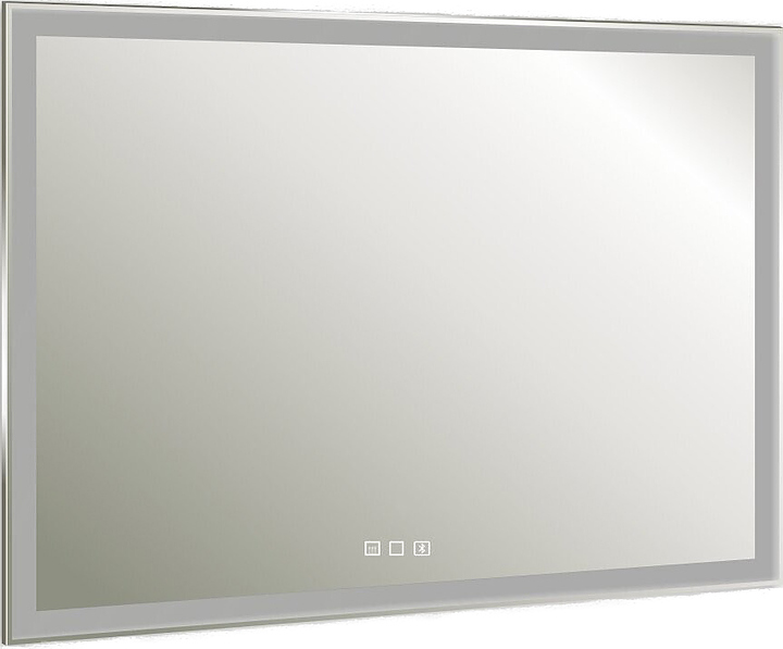 Зеркало с LED-подсветкой Silver Mirrors Norma neo LED-00002417 80х60 см с Bluetooth и анти-пар