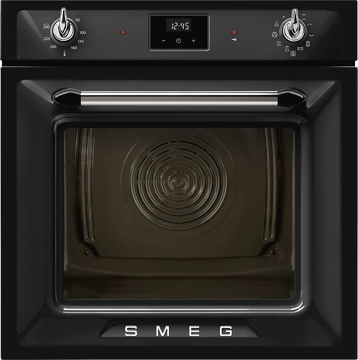 Духовой шкаф с пиролизом SMEG SOP6900TN черный