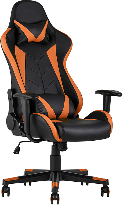 Кресло игровое TopChairs Gallardo оранжевое