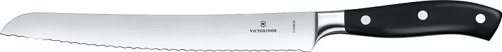 Нож для хлеба Victorinox 7.7433.23 (04070552) Grand Maitre l=23 см (нерж. сталь / пластик) кованый клинок с черной ручкой