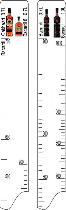 Барная линейка P.L. Proff Cuisine Bacardi (0,7/1 л) / Bacardi 8 (0,7 л) / Bacardi Oakheart (0,7 л)