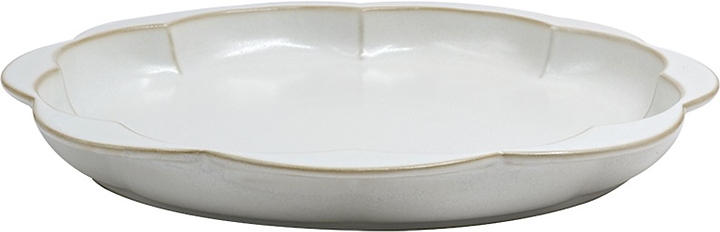 Тарелка Roomers Tableware L9741-CREAM d=31 см (каменная керамика)