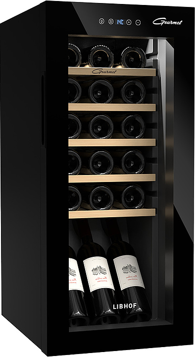 Винный шкаф Libhof Gourmet GM-18 black черный