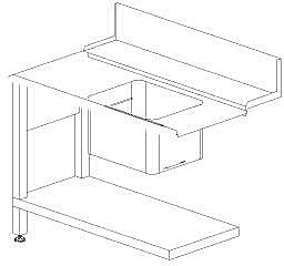 Стол для посудомоечной машины Dihr T50 SX