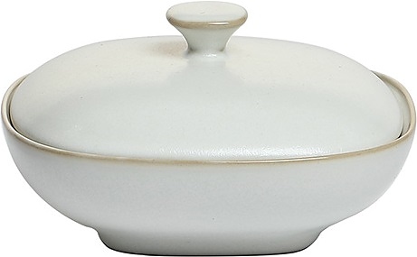 Салатник Roomers Tableware L9670-CREAM 150 мл 12,5х12,5 см (каменная керамика) с крышкой