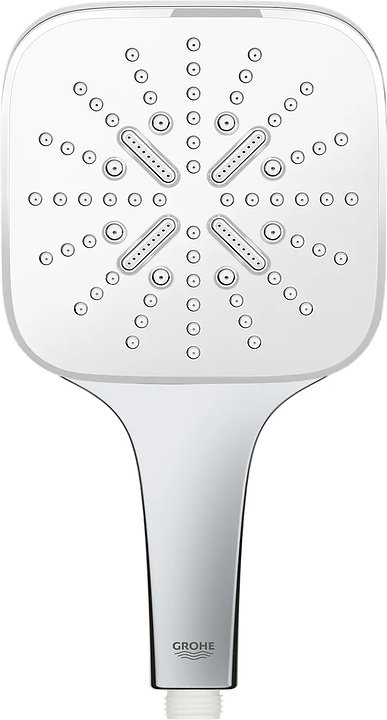 Ручной душ Grohe Rainshower SmartActive Cube 26582LS0 130 III, белая луна