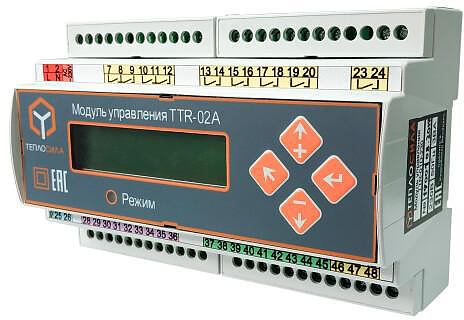 Модуль управления Теплосила TTR-02A-230 двухконтурный 230В