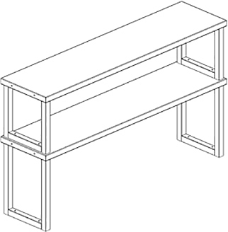 Полка настольная BSV-inox ПНСЭ2-319