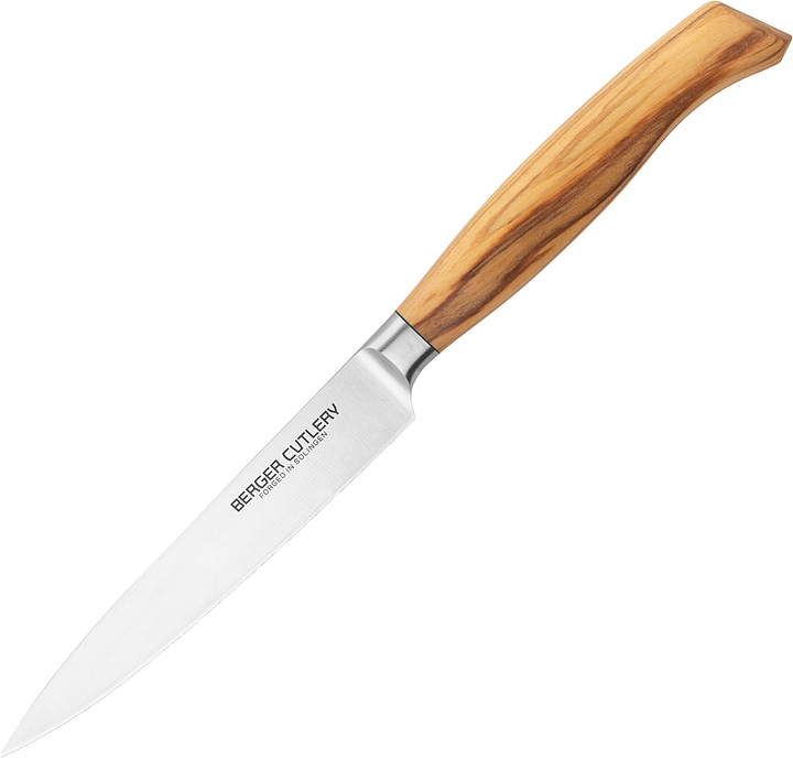 Нож для чистки и нарезки BERGER CUTLERY Ergo Line Olive BC101312 120 мм