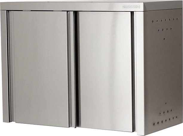 Полка кухонная Mecon Norma Inox ПНЗн 1000х400х600 мм двери-купе, без внутренней полки