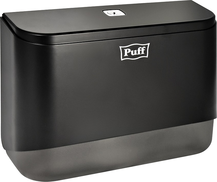 Диспенсер бумажных полотенец Puff 5140Bl с замком (АБС-пластик) черный