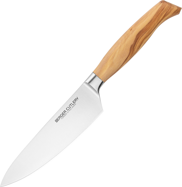 Нож поварской BERGER CUTLERY Ergo Line Olive BC100516 160 мм