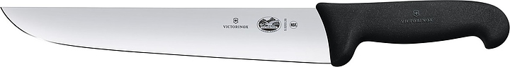 Нож для мяса Victorinox 5.5203.26 Fibrox l=26 см (нерж. сталь / фиброкс) с черной ручкой