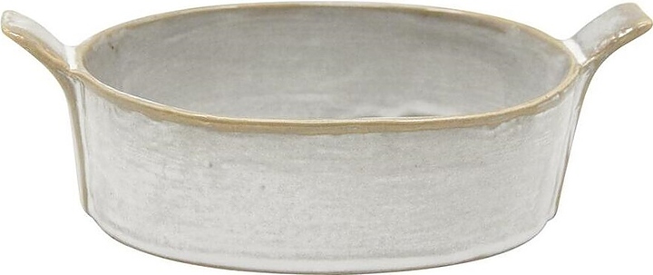 Блюдо сервировочное P.L. Proff Cuisine Gray Oval Bucket Frutti di Mare QB23165005 700 мл 25,5х13,5 см h=5 смс ручками (керамика)