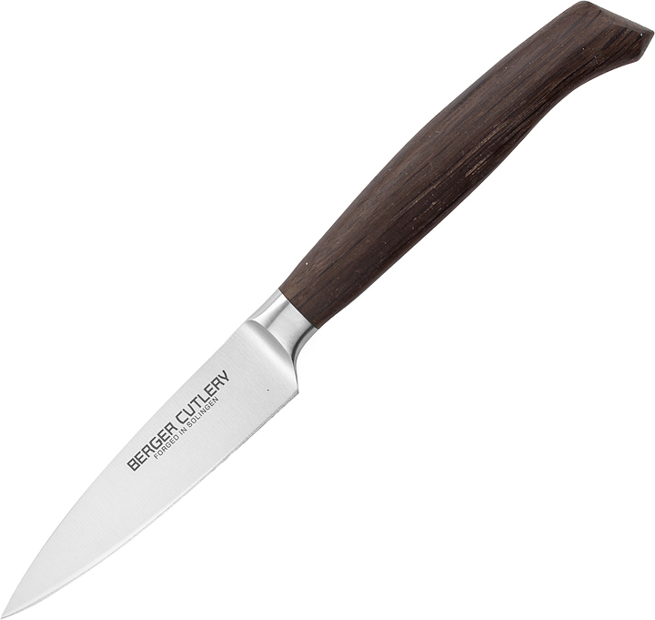 Нож для чистки и нарезки BERGER CUTLERY Ergo Line Smoked Oak BC111309 90 мм