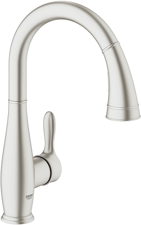 Смеситель для кухни с вытяжным изливом Grohe Parkfield 30215DC1