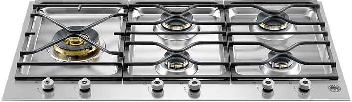 Варочная панель Bertazzoni PM365S0X газовая сегментная, нержавеющая сталь