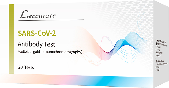 Набор экспресс-тестов на COVID-19 и наличие антител Lepu Medical Technology Leccurate SARS-CoV-2 Antibody Test 20 шт.