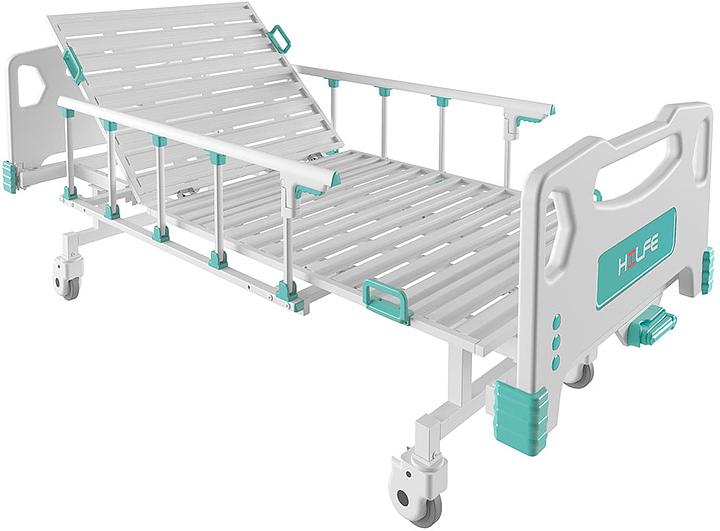 Кровать медицинская механическая ПРОМЕТ HILFE KM-02 (MB221.1.1.5) с РУ