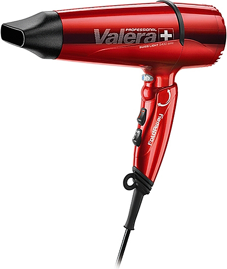 Фен Valera Professional Swiss Light 5400 Fold-Away Ionic красный