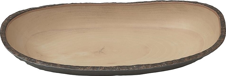 Блюдо сервировочное P.L. Proff Cuisine S41709 Timber Brown 43х24х7,5 см (меламин) овальное