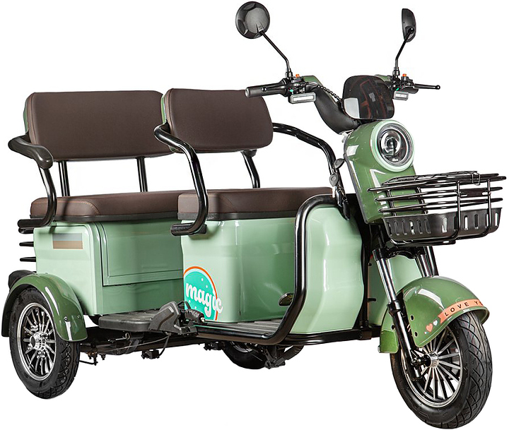Трицикл Rutrike Gelbert Kang зеленый