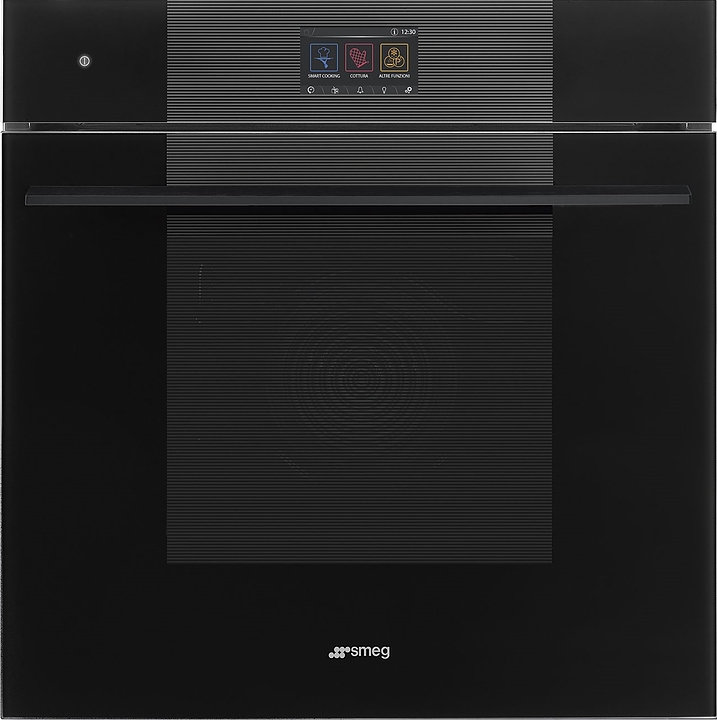 Духовой шкаф комбинированный с микроволнами и паром SMEG SO6104APB3 черный / стекло