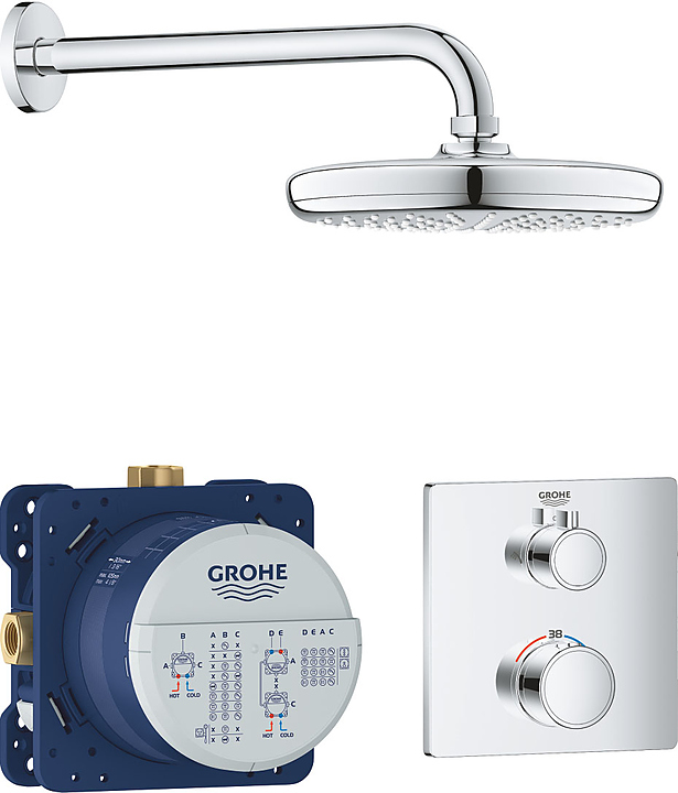 Комплект душевой Grohe Grohtherm с Tempesta 210 34728000