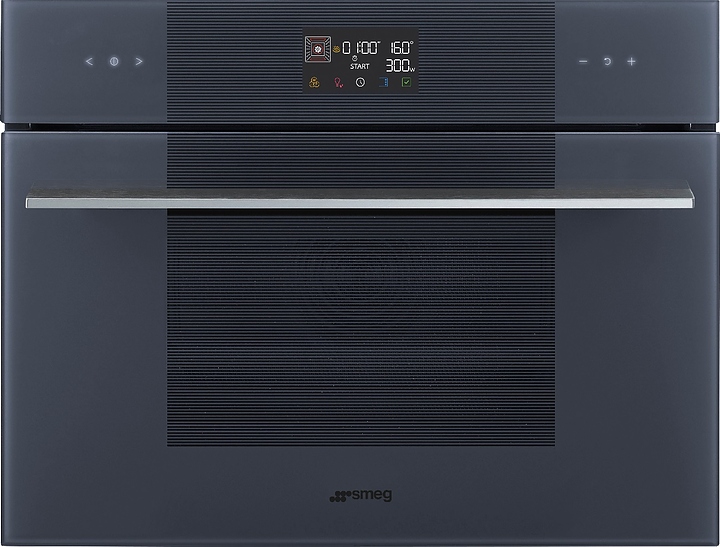 Духовой шкаф комбинированный с микроволнами SMEG SO4102M1G Neptune Grey серый / стекло