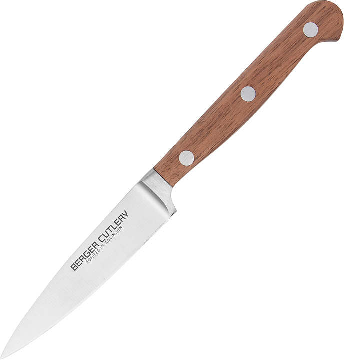 Нож для нарезки BERGER CUTLERY Classic Smoked Oak BC211309 90 мм