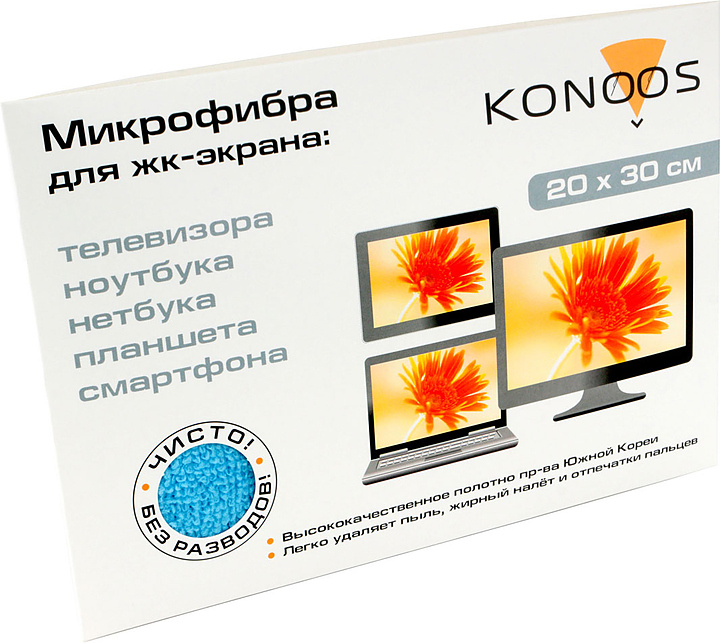 Салфетка для ЖК-телевизоров Konoos KT-1