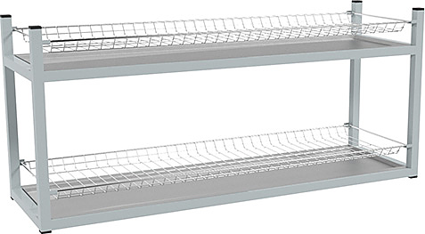 Стеллаж для стаканов ПищТех Эконом СКСК-2КЭ