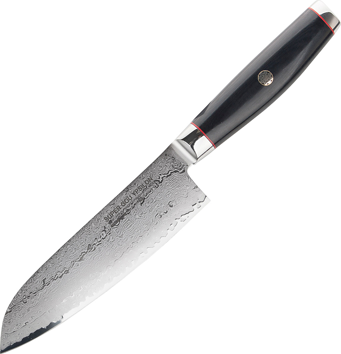 Нож кухонный YAXELL SUPER GOU Ypsilon Santoku YA37201