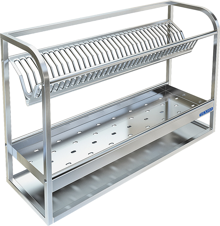 Полка настенная для тарелок и стаканов Техно-ТТ ПН-328/600