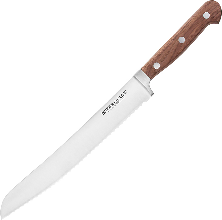 Нож для хлеба BERGER CUTLERY Classic Walnut BC200220 200 мм