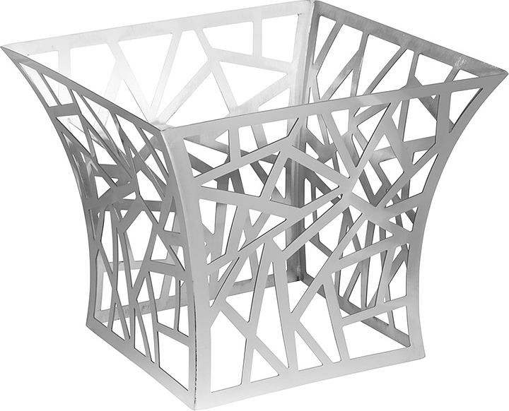 Подставка фуршетная Luxstahl Геометрия 300х300х240 мм (нерж. сталь)