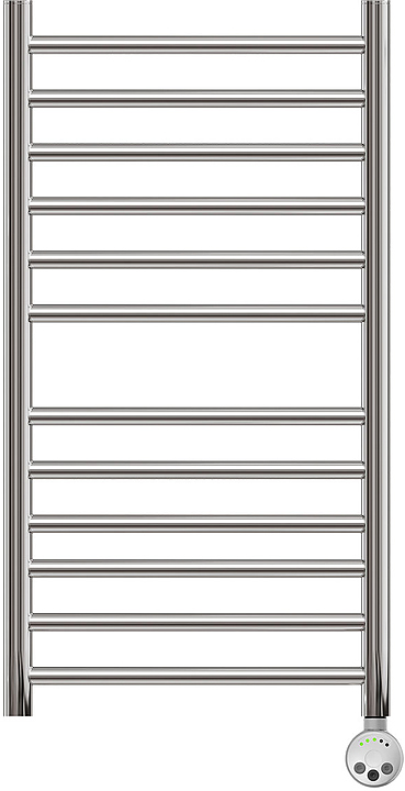 Полотенцесушитель электрический Point Аврора PN10158SE П12 500x800, хром
