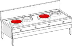 Индукционная WOK станция Heidebrenner ETK-I-W 732267