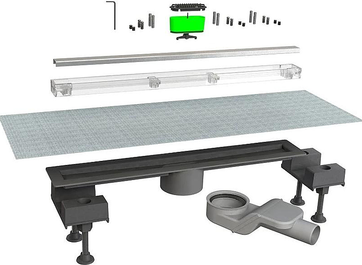 Лоток душевой Bonomini Canalissima 6825WX30SWZ 30 см