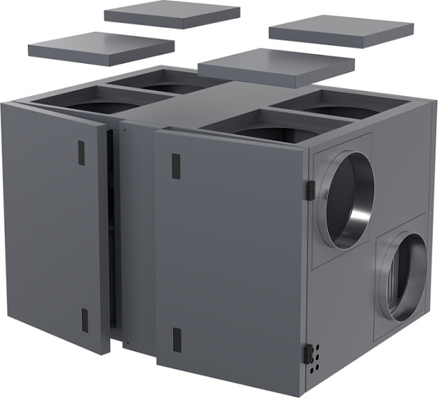 Установка приточно-вытяжная COMPACTAIR ZPVR-N 3200 UER EC