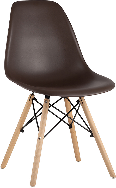 Стул Stool Group DSW коричневый