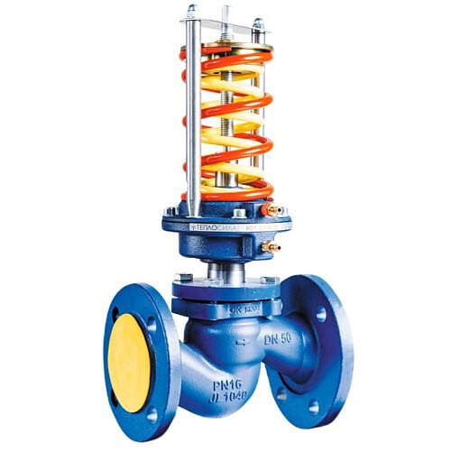 Регулятор перепада давления Теплосила чугун RDT Ду 65 Ру16 фл Рп0.4-4.8 Kvs=50м3/ч