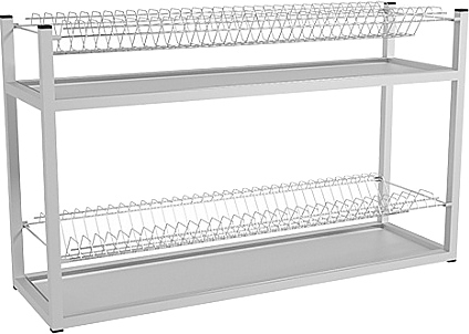 Стеллаж для тарелок ПищТех Стандарт СКТН-2КС