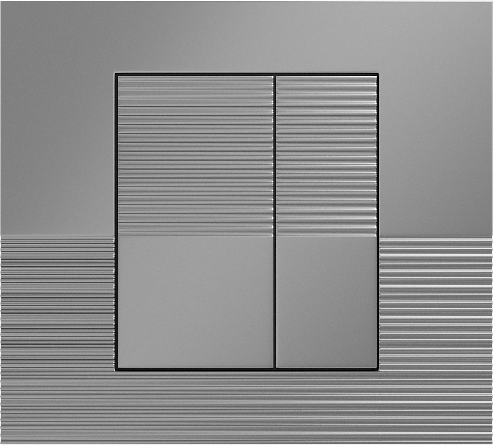 Кнопка смыва Grossman Pragma 800.Т1.03.110.110 хром матовый