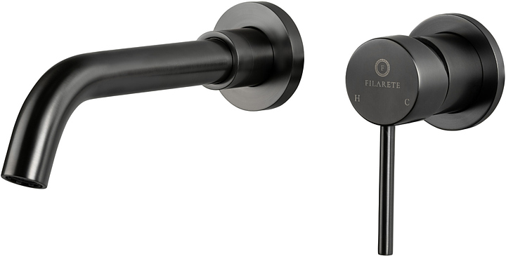 Смеситель для раковины FILARETE Roun FL4020BG, графит