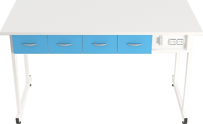 Стол лабораторный Мед Мебель СЛ 12.027 с Ру