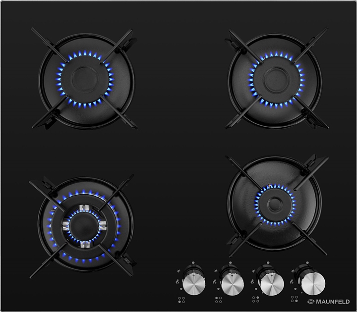 Варочная панель газовая Maunfeld EGHG.64.13STS-EB черная