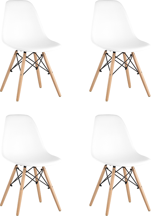 Стул Stool Group Style DSW белый x4