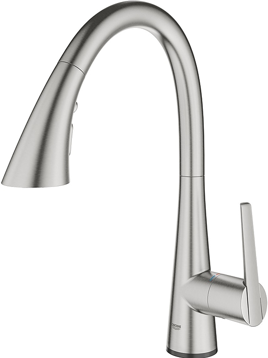 Смеситель для кухни с вытяжным изливом сенсорный Grohe Zedra TOUCH 30219DC2